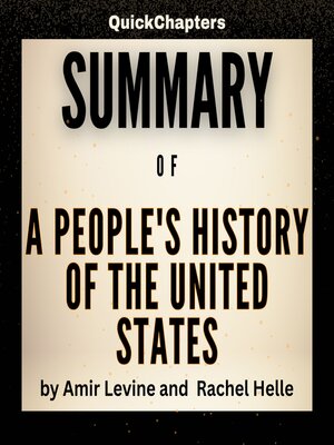 cover image of Summary of a People's History of the United States